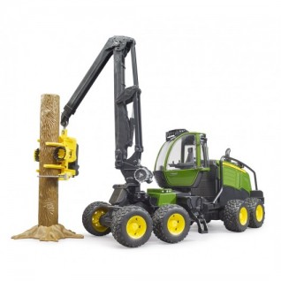 BRUDER John Deere 1270G Kütük Yükleme ve Nakliye