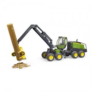 BRUDER John Deere 1270G Kütük Yükleme ve Nakliye