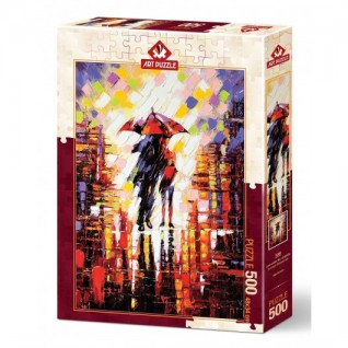 ART PUZZLE Şemsiye Altındaki Aşk