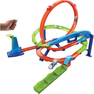 MATTEL Hot Wheels Bumerang Çemberli Yarış Pisti
