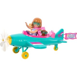 MATTEL Barbie Chelsea'nin Pervaneli Mini Uçağı Oyun Seti