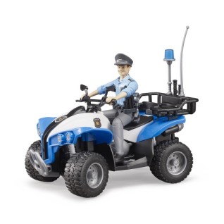 BRUDER Atv Polis Aracı, Polis Memuru Ve Aksesuarları