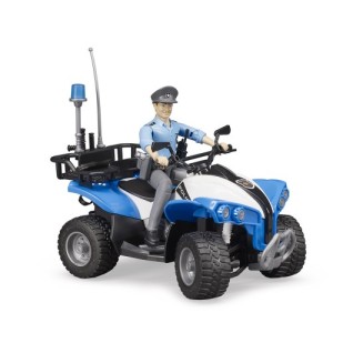 BRUDER Atv Polis Aracı, Polis Memuru Ve Aksesuarları