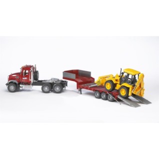 BRUDER Mack Granite Jcb Taşıyan Tır