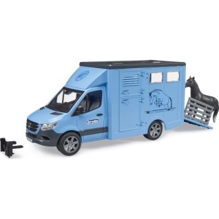 BRUDER Mercedes Benz Sprinter At Nakil Aracı ve Siyah At