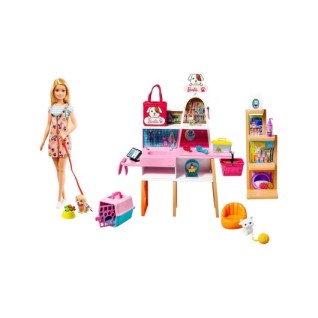 MATTEL Barbie ve Evcil Hayvan Dükkanı Oyun Seti