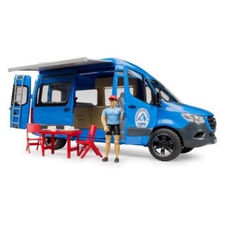 BRUDER Mercedes Benz Sprinter Kamp Aracı, Karavan Kampçı ve Aksesuarları