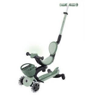 GLOBBER Go Up Baby 360 Işıklı Scooter - Zeytin Yeşili