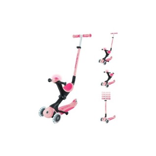 GLOBBER Go Up Deluxe Işıklı Scooter - Pastel Pembe