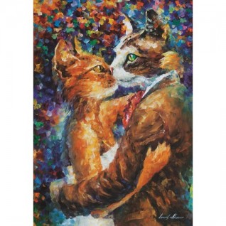 ART PUZZLE Aşık Kedilerin Dansı 1000 Parça Puzzle