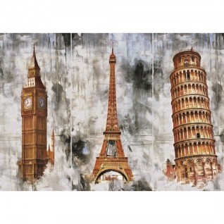 ART PUZZLE Üç Şehir Üç Kule 1000 Parça Puzzle