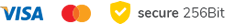Visa Mastercard Secure 256 Bit